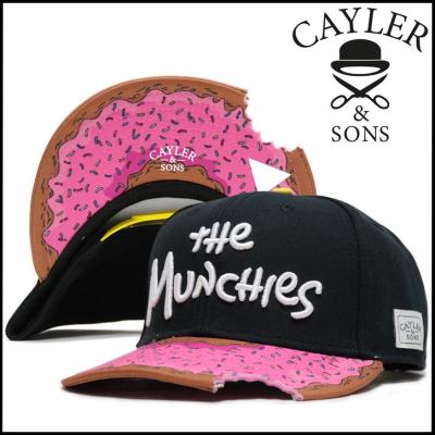 Cayler & Sons GL Munchies Classic Cap Black/ Pink Donut