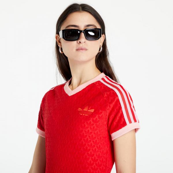adidas Monogram Tee Scarlet