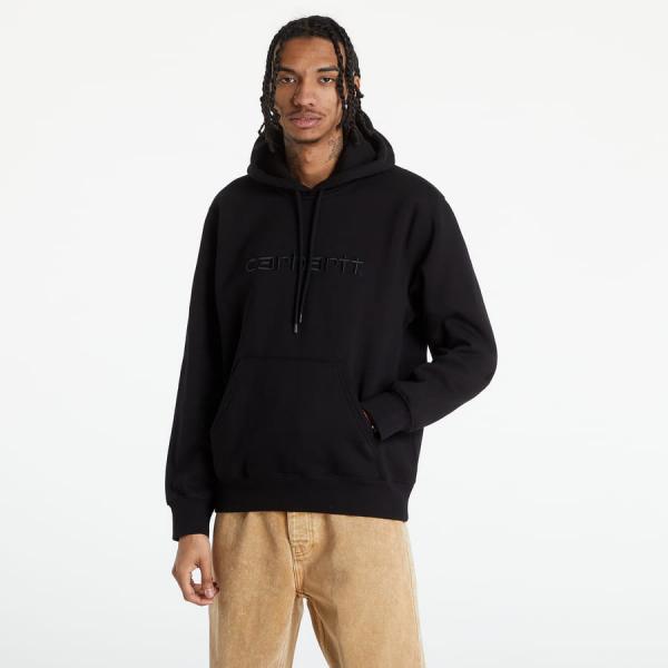 Mikina Carhartt WIP Hooded Carhartt Sweat černá