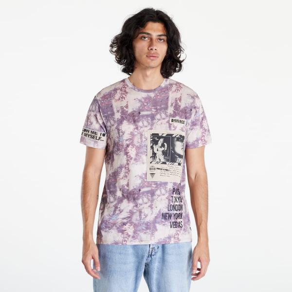 Tričko GUESS Ss Bsc Urbn Flyer Ap Purple M