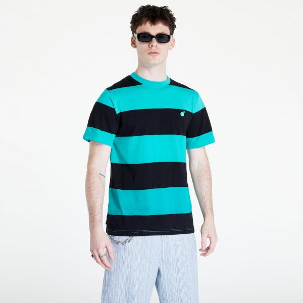 Tričko The Hundreds Block SS T-Shirt Černé / Tyrkysové M