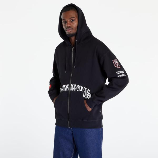 Wasted Paris Hoodie Zip 10 Years Black