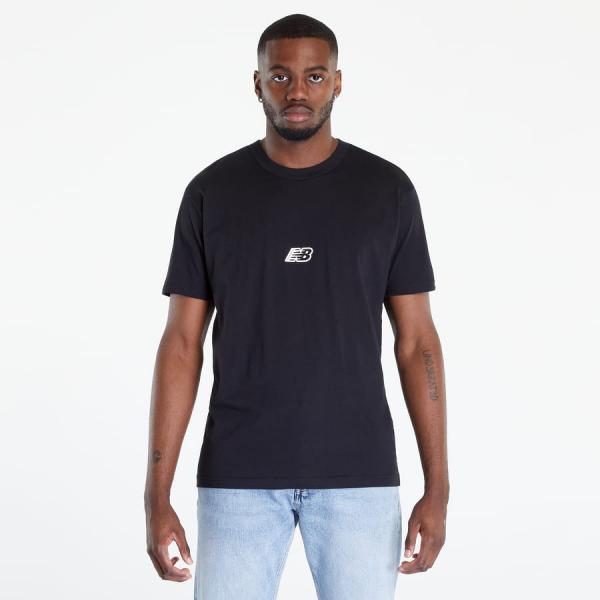 New Balance Essentials Graphic Short Sleeve Tee Černé