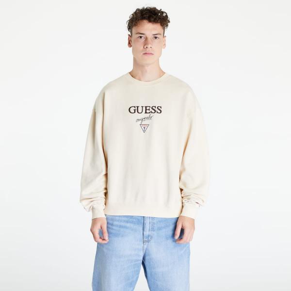 GUESS Baker Locrewneck Creamy