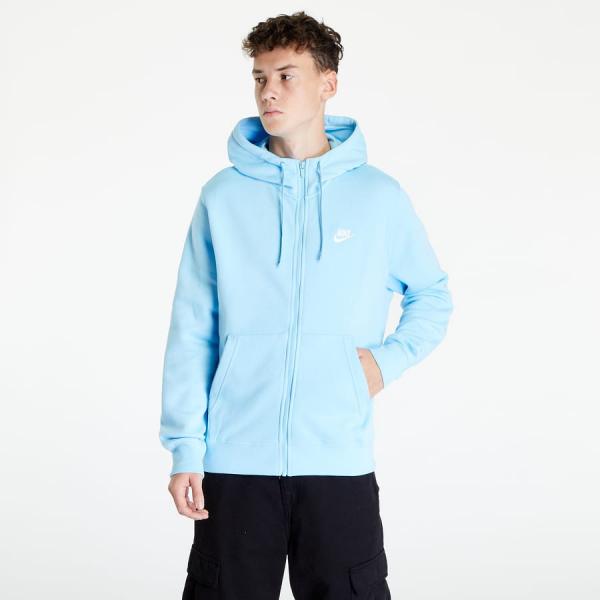 Mikina Nike Sportswear Club Fleece Full-Zip Hoodie Blue