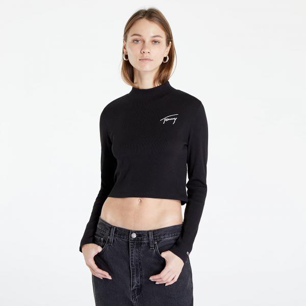 Tommy Jeans Baby Highneck Si Black