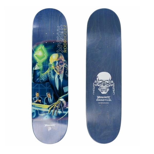 Skateboard Primitive Rodriguez Rest in Peace Deck Modrý