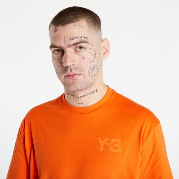 Y-3 M Classic Chest Logo Ss Tee Orange