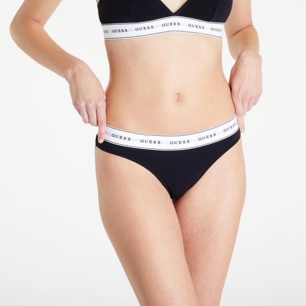 Kalhotky GUESS Carrie Thong Black