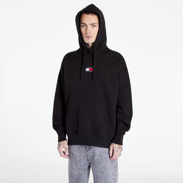 TOMMY JEANS M Tommy Badge Hoody Black
