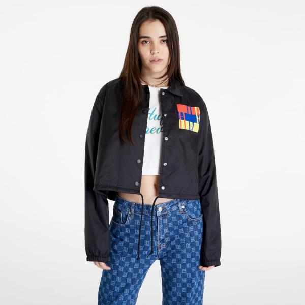 Větrovka HUF Womens Block Crop Coach Jacket Black L