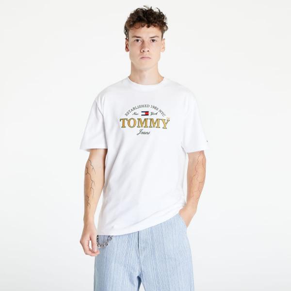Tričko s krátkým rukávem TOMMY JEANS Clasic Modern Prep T-Shirt White