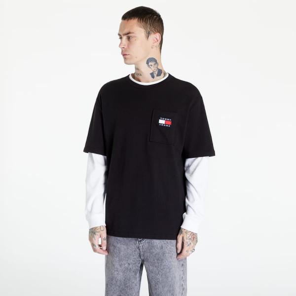 TOMMY JEANS Skater 2 In 1 Long Sleeve Black