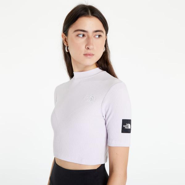 Tričko The North Face Trend S/S Rib Top Lavender Fog