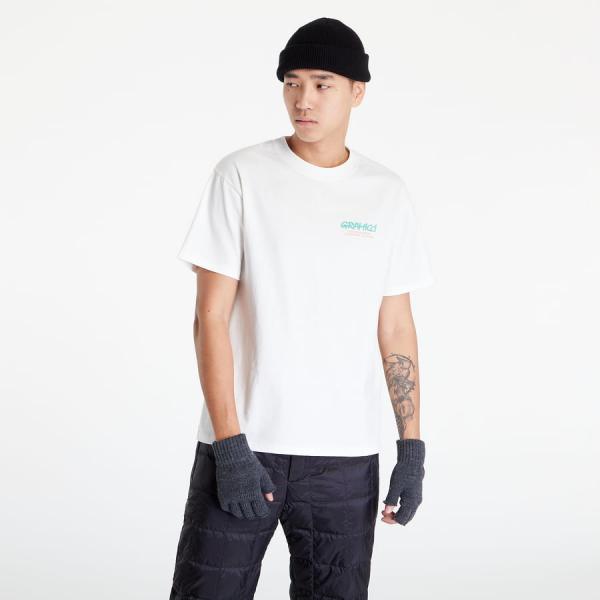 Gramicci Mountaineering Tee White/ Green