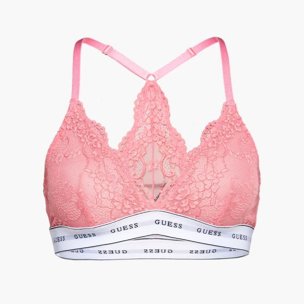 GUESS Belle Triangle Bra Pink