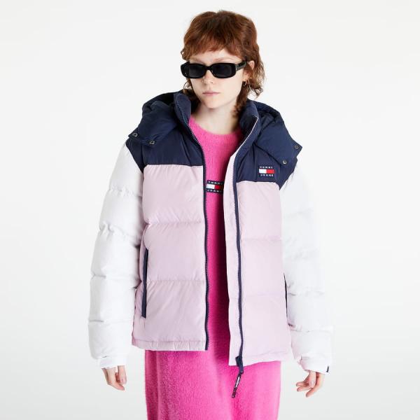 TOMMY JEANS Cblk Alaska Puffer Blue/ Pink/ White