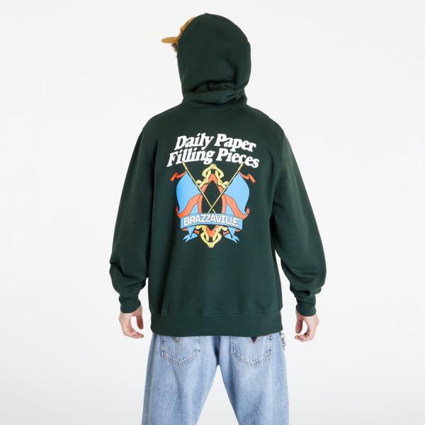 Daily Paper x Fp Flag Hoodie Green