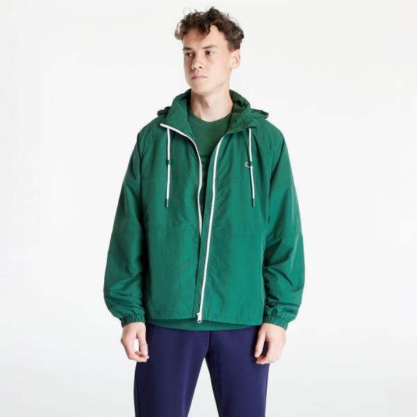 Bunda LACOSTE Hooded Windbreaker Green