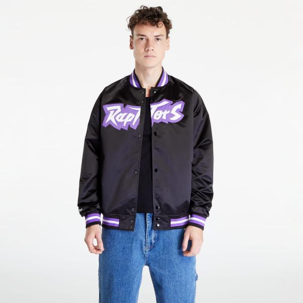 Podzimní bunda Mitchell & Ness NBA Toronto Raptors Lightweight Satin Jacket Black