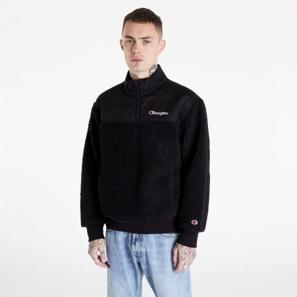 Mikina Champion Outdoor Polar Half Zip Top Black XL