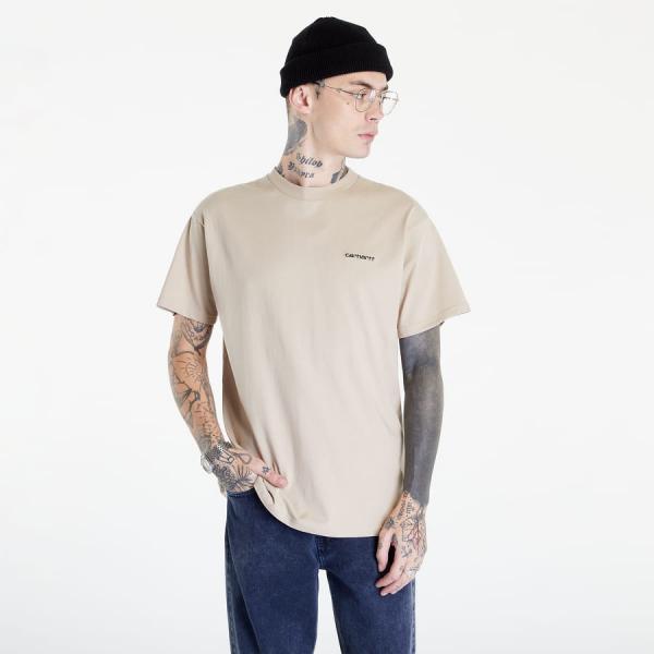 Tričko Carhartt WIP S/S Script Embroidery T-Shirt Wall/ Black XS