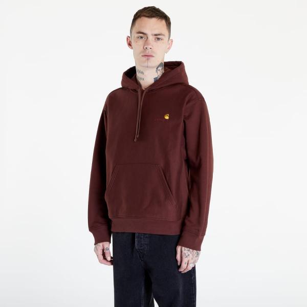 Mikina Carhartt WIP Hooded American Script Sweat Ale