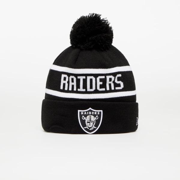 New Era Nfl Jake Cuff Beanie Las Vegas Raiders Black/ White