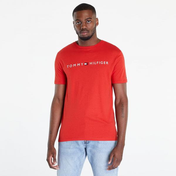 Tommy Hilfiger Original Cn Ss Tee Logo Red
