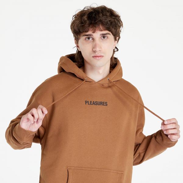 PLEASURES Flying Hoodie Caramel