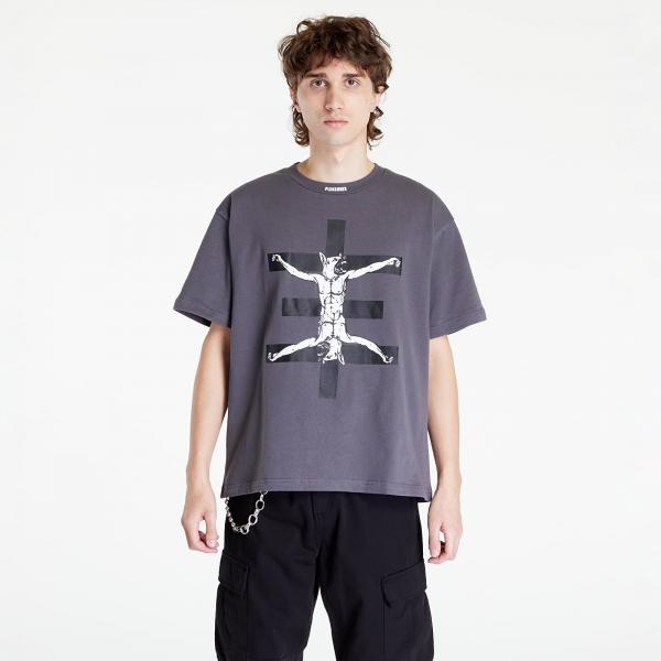 PLEASURES x Psychic TV Sacrifice Heavyweight T-Shirt Pepper