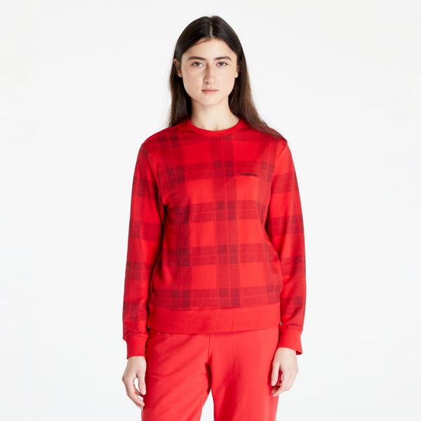 Pyžamo Calvin Klein Mc Holiday Lw Rf L/S Sweatshirt Textured Plaid/ Exact S
