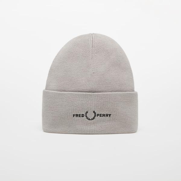 FRED PERRY Graphic Beanie Concrete