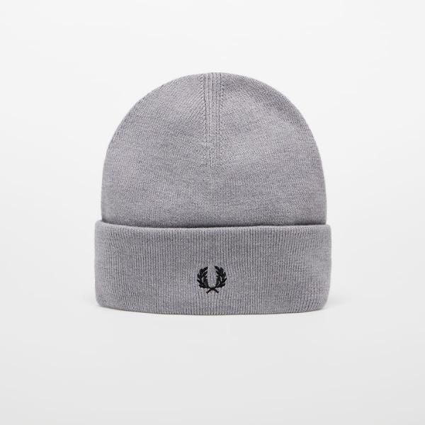 Kulich FRED PERRY Merino Wool Beanie Steel Marl
