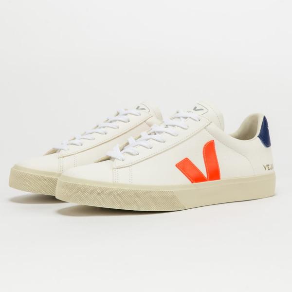 Veja Campo Chromefree Extra White/ Orange/ Fluo Cobalt