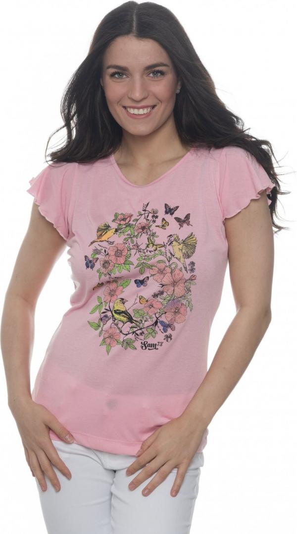 SAM 73 Dámské triko KARLEA Růžová