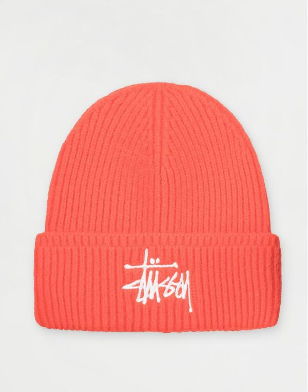 Stüssy Basic Cuff Beanie orange