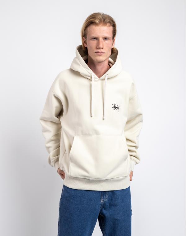 Stüssy Basic Stussy Hood putty M