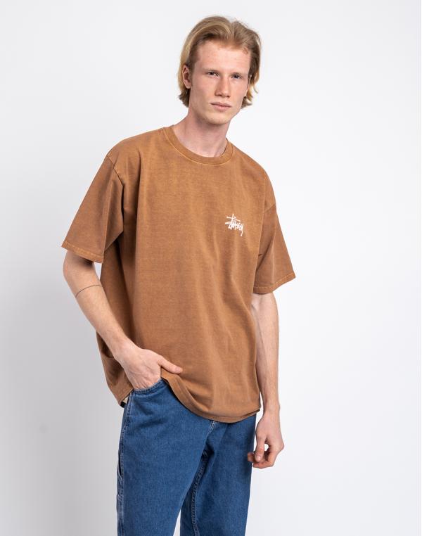 Tričko Stüssy Basic Stussy Pig. Dyed Tee almond