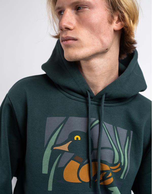 Carhartt WIP Hooded Duck Pond Sweat Juniper S