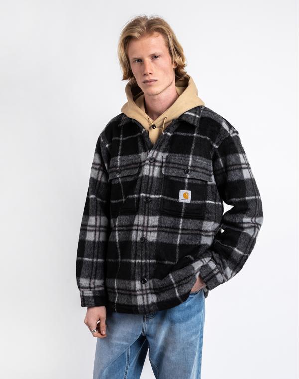 Carhartt WIP Manning Shirt Jac Manning Check, Black / Marengo S
