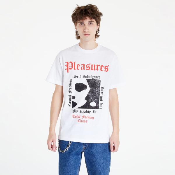 Pánské tričko PLEASURES Reality T-Shirt White