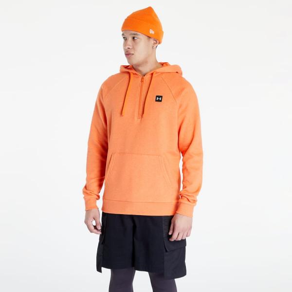 Under Armour Rival Fleece 1/2 Zip Hoodie Orange