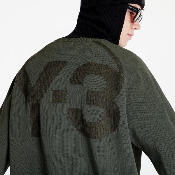 Y-3 M Classic Knit Crewneck Sweatshirt Night Cargo