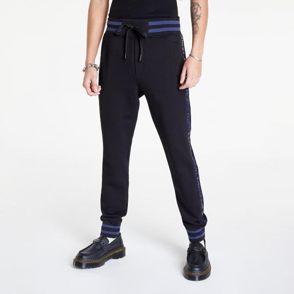 Kalhoty Versace Jeans Couture Basic El. Tape Logo Trousers Black L