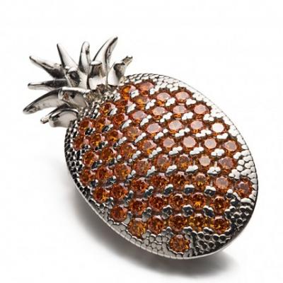 Shoeclipper Pin-apple Silver