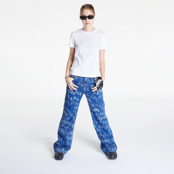 Versace Jeans Couture R Vemblem S Rubber T-Shirt White