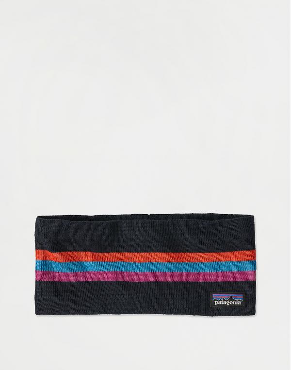 Patagonia Powder Town Headband Sierra Sunset: Pitch Blue