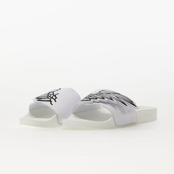 adidas Originals x Jeremy Scott Monogram Adilette Ftw White/ Core Black/ Ftw White