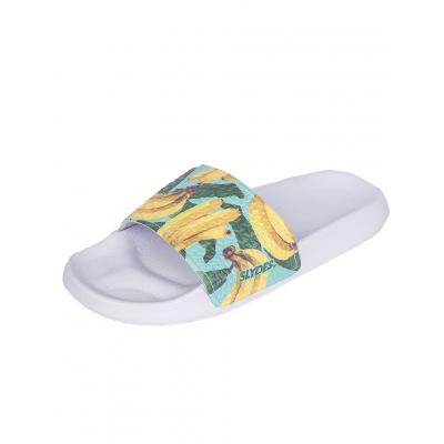 Pantofle Slydes Big Banana WHITE